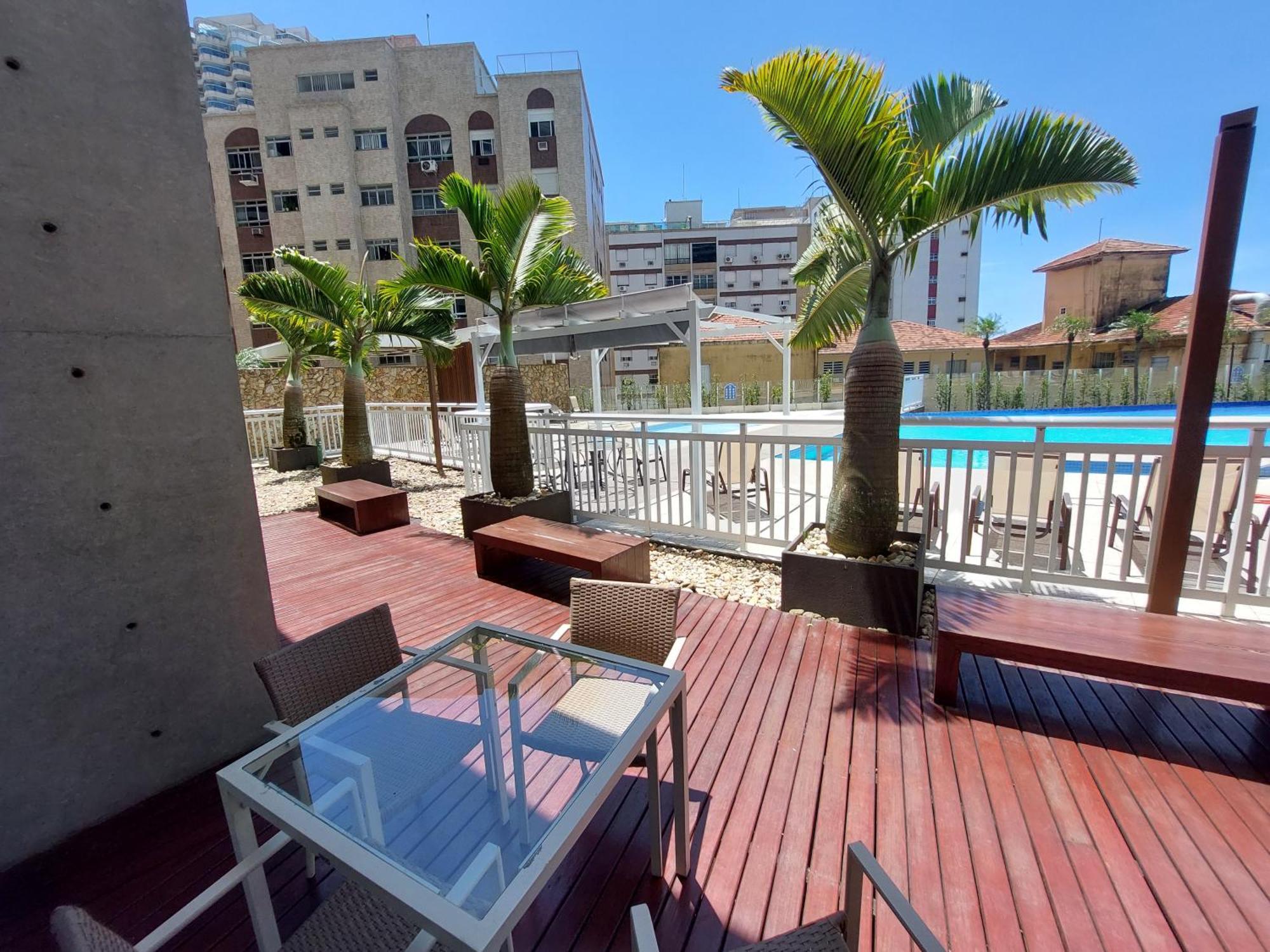 BOOK SANTOS - Unlimited 2012 - Sofisticação Vista Mar Apartamento Exterior foto