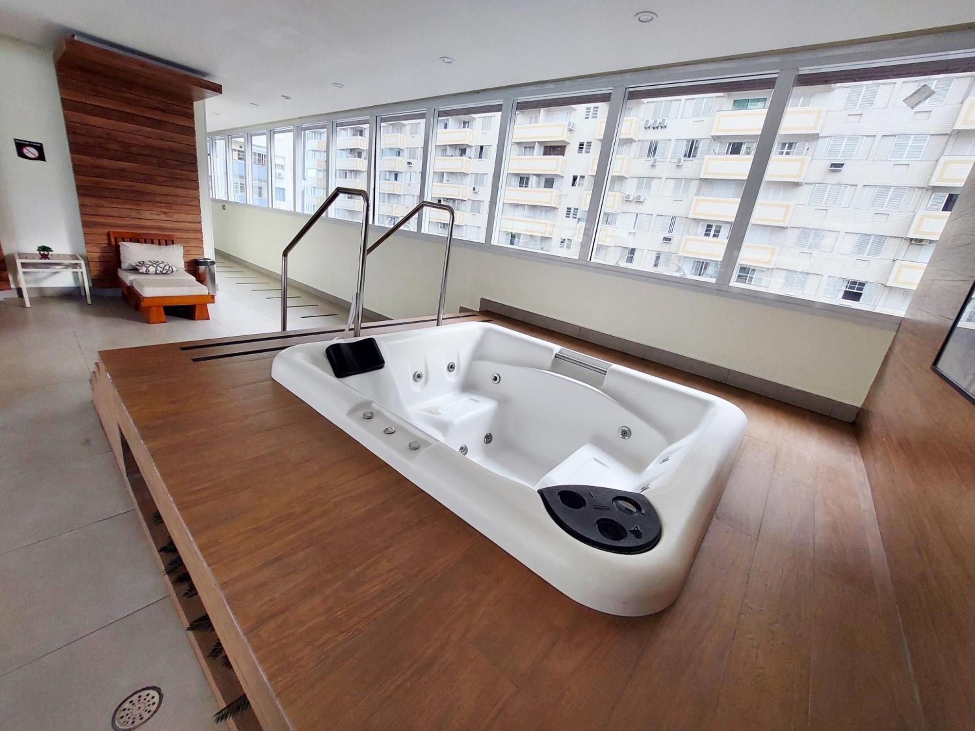 BOOK SANTOS - Unlimited 2012 - Sofisticação Vista Mar Apartamento Exterior foto